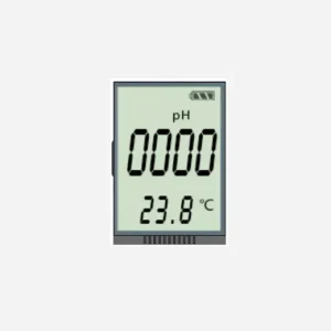PH value tester LCD