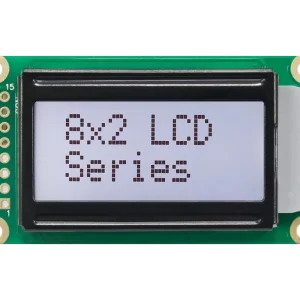 8x2 Character LCD Display Module